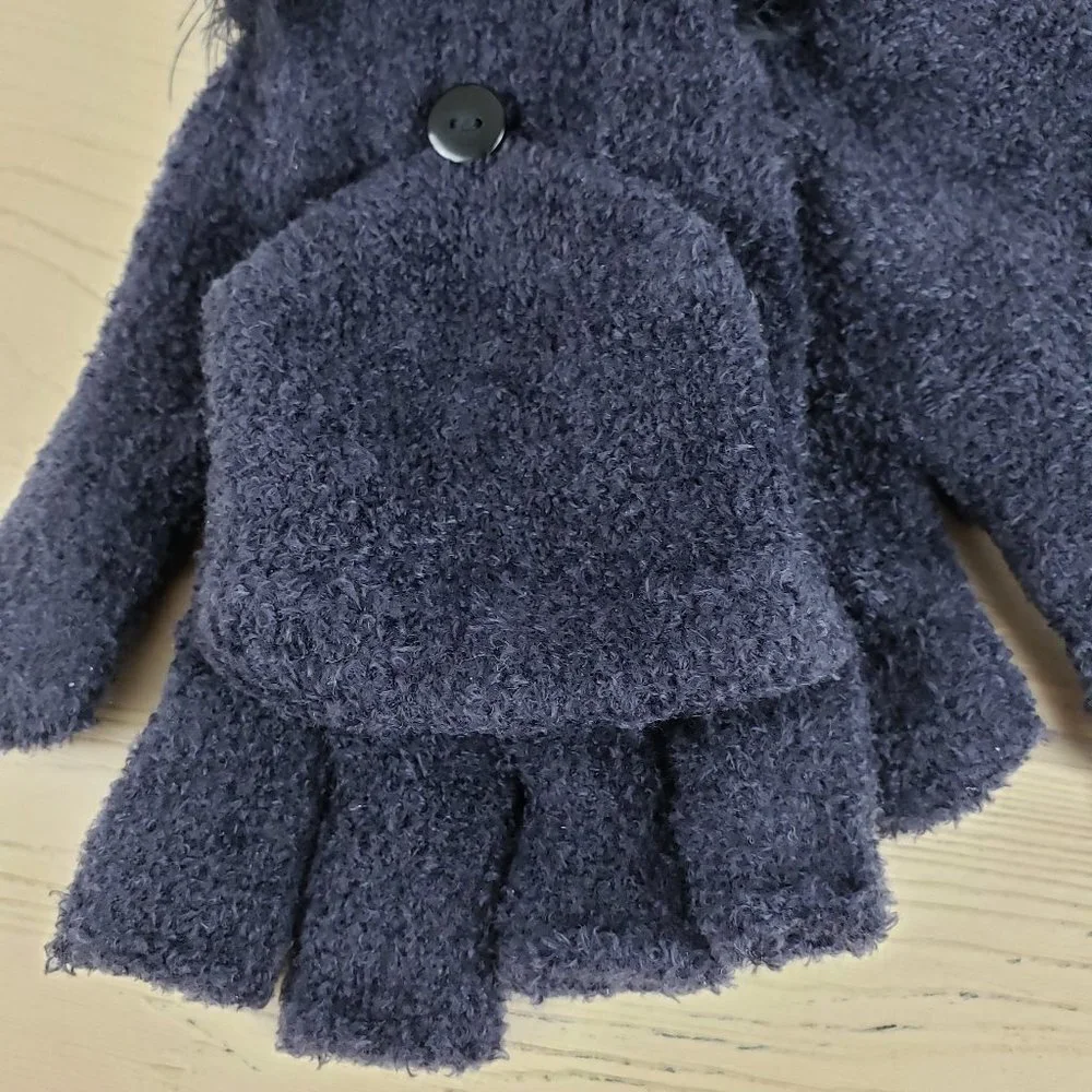 Sonoma Women's Plush Black Gloves NWT